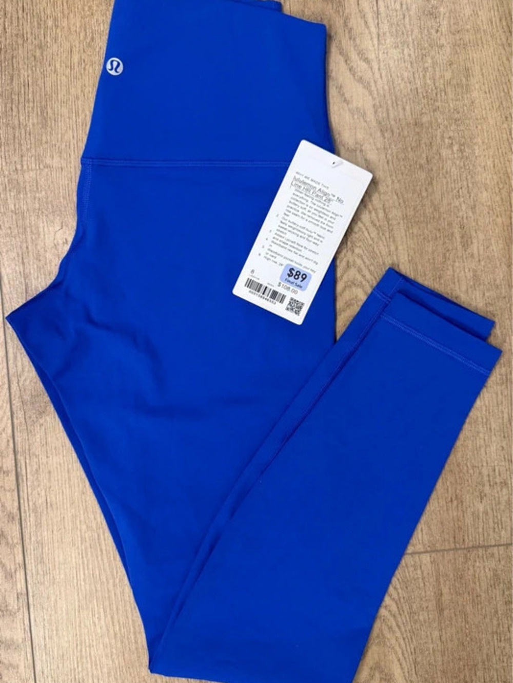 Lululemon Align No Line High-Rise Pant 28" - Size 8 Beach Ball Blue